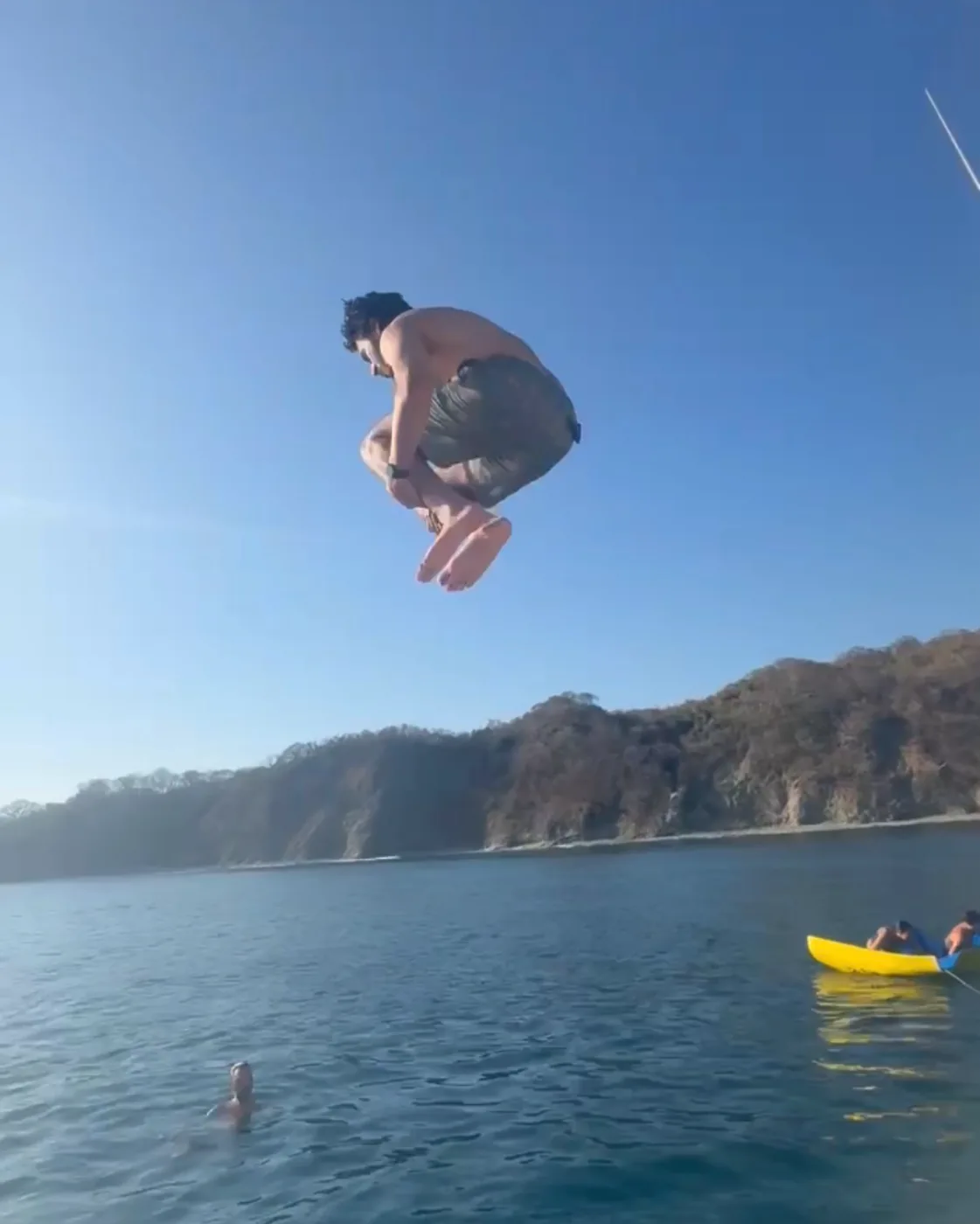 Cannonball into the pool