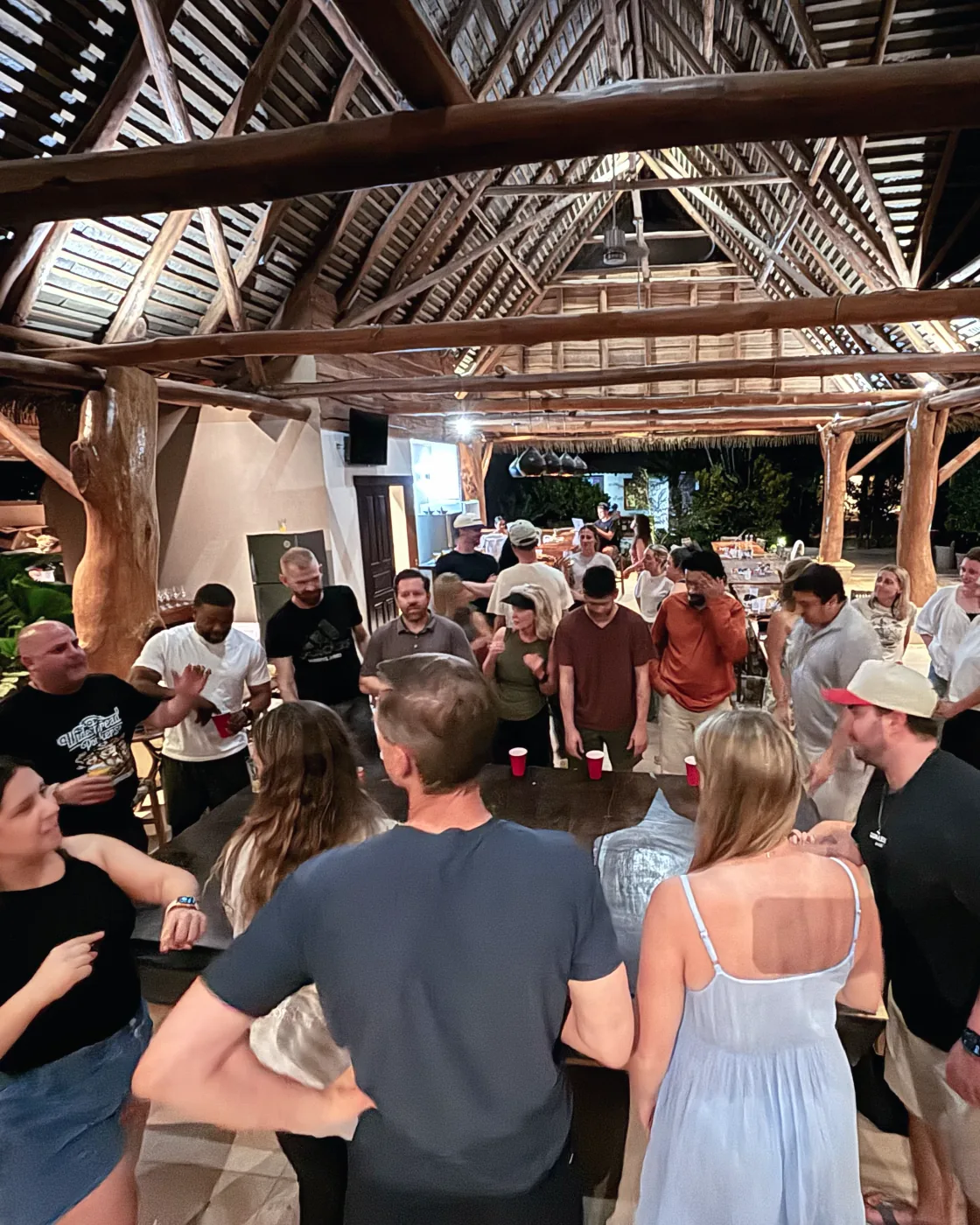 Flip cup tournament